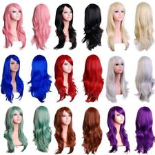 Peruca de festa ondulada completa cabelo anime fantasia cosplay 70 cm de comprimento moda feminina comprar usado  Enviando para Brazil