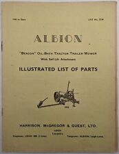 Illustrated list parts for sale  MANCHESTER