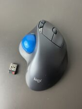 Mouse trackball sem fio Logitech M570 com receptor unificador USB testado comprar usado  Enviando para Brazil