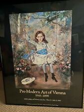 IBM Gallery Art Exhibit Poster "Girl on a Swing" by Anton Romako (1882) UNFRAMED for sale  Shipping to South Africa