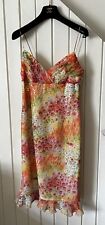 Used, Escada Vintage Sequin Floral Dress Silk  for sale  Shipping to South Africa
