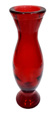 Vase heavy red for sale  Durham