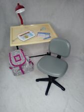 Mesa de desenho aposentada American Girl Pleasant Company com acessórios escolares para cadeira comprar usado  Enviando para Brazil