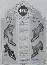 Publicite sorosis chaussures d'occasion  Cires-lès-Mello