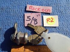 1939-1940 Rock-ola Lock & Key 5/8 pulgadas - Bell Lock 27 RO 218 con 2 teclas segunda mano  Embacar hacia Argentina