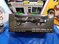 Used, ERTL AMERICAN MUSCLE AUTHENTICS 1967 IMPALA SS 427 1:18 BLACK BEAUTIFUL CAR 🚗  for sale  Shipping to Canada