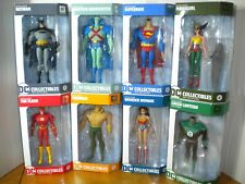 NEW DC COLLECTIBLES ANIMATED JUSTICE LEAGUE BATMAN ~COMPLETE SET OF 8 FIGURES for sale  Shipping to South Africa