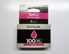 Used, Genuine Lexmark 100 XL Magenta Interact s602 s605 s606 s608 Interpreter s402 s405 for sale  Shipping to South Africa