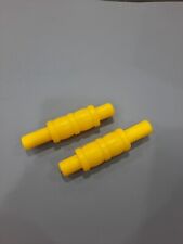 Pair of bails for Cricket Wicket Stump Plastic Yellow, used for sale  Shipping to South Africa