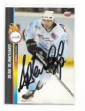 LED - 2008-09 Trade & Play - Sean Blanchard - Hamburg Freezers #098 - Firmado segunda mano  Embacar hacia Argentina