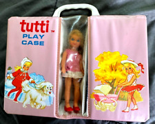 Usado, Antigo! 1965 Tutti’s Vinyl Play Case, Boneca e Roupas Mattel Barbie's Little Sister* comprar usado  Enviando para Brazil