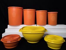 orange tupperware canister set for sale  Breinigsville