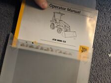 JCB Mini Cx Backhoe Loader operators manual.  for sale  Belvidere