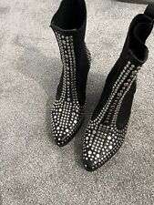 Ladies boots metal for sale  LONDON