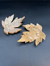 Pottery maple leaf for sale  Mulino