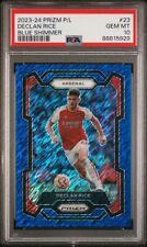 2023-24 Panini Prizm EPL DECLAN PÉ DE ARROZ Azul Brilhante /8 PSA 10 Gem Perfeito Pop 1 comprar usado  Enviando para Brazil