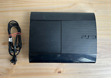 Consola Sony PlayStation 3 Super Slim PS3 negra sistema de juegos CECH-4301A segunda mano  Embacar hacia Argentina