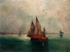 Antique painting navy d'occasion  Expédié en Belgium