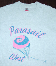 T Shirt Vintage 90s Parasail Surf Beach Tropical Single Stitch Shirt Size Large for sale  Shipping to South Africa