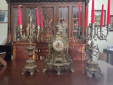 Trittico candelabri orologi usato  Caserta