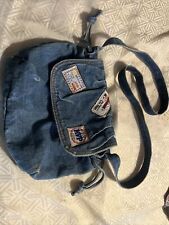 Bolsa jeans vintage ombro tiracolo azul jeans, usado comprar usado  Enviando para Brazil