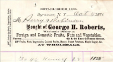 1876 george roberts for sale  Moneta