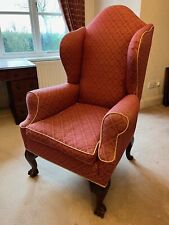 Antique wingback armchair for sale  ASHBOURNE