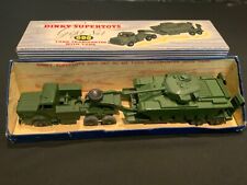 Dinky Toys 698 Gift Set Tank Transporter Mighty Antar With Tank Boxed, used for sale  Shipping to South Africa