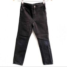 Jeans skinny preto infantil feminino juvenil tamanho 7 100% algodão casual comprar usado  Enviando para Brazil