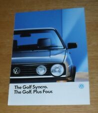 Volkswagen golf syncro for sale  FAREHAM