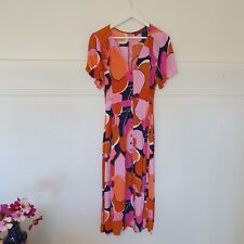 Mister Zimi Luella Dress 14 in Loulida Print Midi/Maxi Bright Floral Colourful for sale  Shipping to South Africa