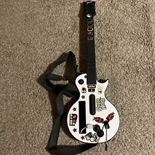 Guitarra Guitar Hero Nintendo Wii Les Paul Gibson blanca octanaje rojo modelo 95125.805, usado segunda mano  Embacar hacia Argentina