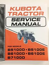Kubota B7100 B7100D B7100E Tractor Service Manual Repair Manual, used for sale  Shipping to Ireland