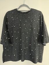 Zara pearl jumper for sale  CROYDON