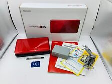 Console Nintendo 3DS japonês vermelho flare NTSC-J do Japão JP testado com caixa comprar usado  Enviando para Brazil