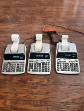 Calculadora de impresión 3Canon 1 de MP11DX-2 y 2 de MP18DII - impresión negra/roja usada segunda mano  Embacar hacia Argentina
