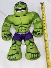 The Incredible Hulk Talking Plush Doll 2012 Marvel Hasbro 16 inch Tested working, used for sale  Shipping to South Africa
