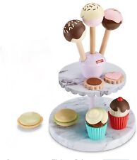 RARO! Fisher Price Cake Pop Shop cupcakes, biscoitos suporte bandeja macarons HTF comprar usado  Enviando para Brazil