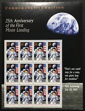 1994 Scott #2841 - 29¢ PRIMEIRA LUA POUSO - Folha completa de 12 selos - Estado perfeito, sem marca de charneira comprar usado  Enviando para Brazil