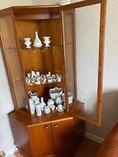 Wood display cabinet for sale  RYDE