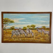 Painting zebras grazing for sale  Albuquerque