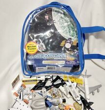 SPACE EXPLORER Backpack Set Die Cast Shuttle SST satelite Moon buggy, used for sale  Shipping to South Africa