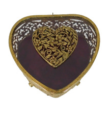 Gold filigree heart for sale  Belle Fourche