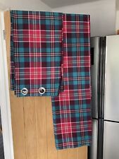 gingham check curtains for sale  BRAINTREE