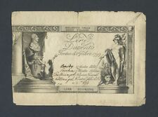 Billete de 200 liras Ducento Regie Finanze 1799 Italia temprana período guerras napoleónicas segunda mano  Embacar hacia Argentina