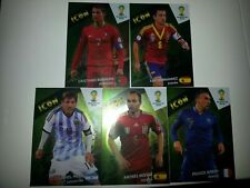 Panini World Cup 2014 limited EditiIniesta Goal Machine Dzeko Icon Ribery, usado comprar usado  Enviando para Brazil