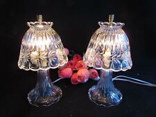 Pair vtg crystal for sale  Walkersville