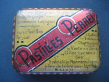 Pastillas de caja de metal farmacia Perret francesa. Con prospector interior, usado segunda mano  Embacar hacia Argentina