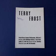 Invitation terry frost for sale  BANBURY