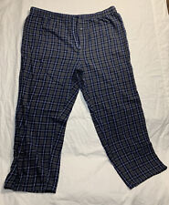 Stafford Flannel Window Pane Plaid Grunge Cabin Cottage Core PJ Sleep Pants XXL, used for sale  Shipping to South Africa